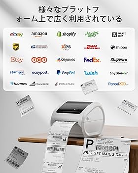 Amazon.co.jp: ラベルプリンター D520-BT クリックポストプリンター