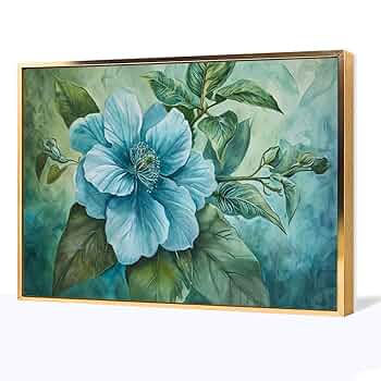 油絵 菅家令子 絵 絵画インテリア額付(青緑＋金色の枠)uF6-083511女性