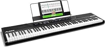 Amazon.co.jp: Alesis 電子ピアノ 88鍵盤 初心者向け電子ピアノ