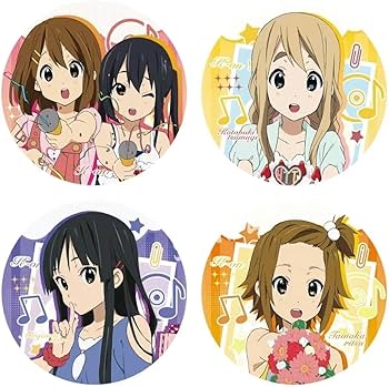 Amazon | CHENGZI けいおん! バッジセット 缶バッジ 平沢唯 秋山澪