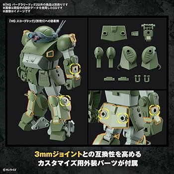 Amazon | HG 装甲騎兵ボトムズ バーグラリードッグ 色分け済み