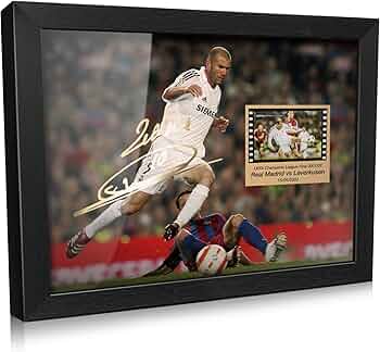 Amazon.co.jp: ORIMAMI サイン入りサッカーボール ジネディーヌ ジダン