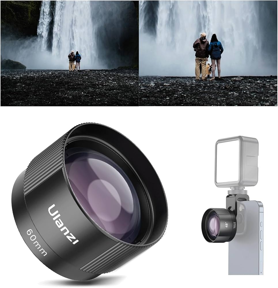 Amazon.co.jp: Ulanzi スマホ 望遠レンズ 60mm 高倍率HD2.5X