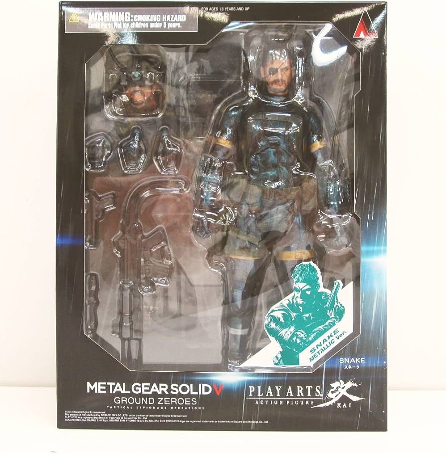 Amazon.co.jp: PLAY ARTS改-kai- スネーク メタリックVer. METAL GEAR