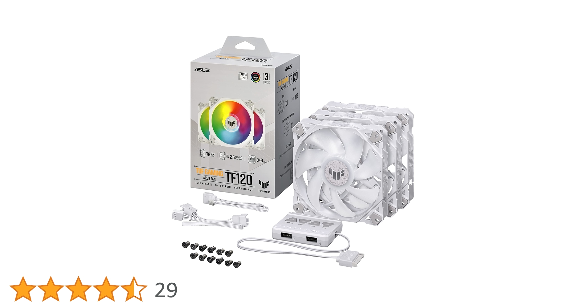 NAS】様ASUS TF120 ARGB 120mmファン 7個セット NAS】様ASUS TF120