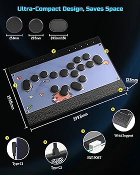 Amazon.com: Sehawei Haute42 C16-S Leverless Arcade Stick: Split