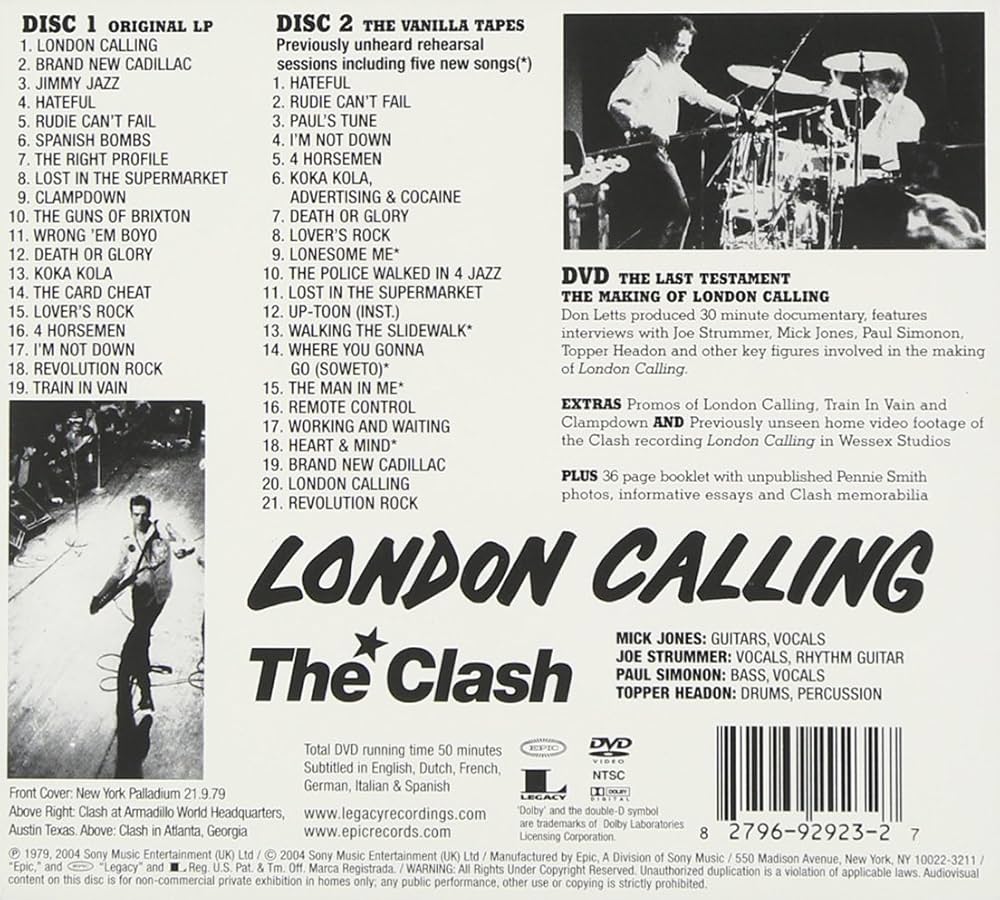 The Clash - London Calling 25th Anniversary Edition - Amazon.com Music