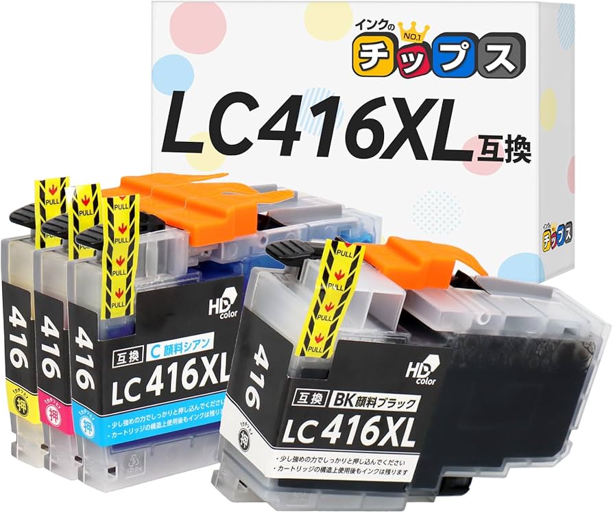 Amazon.co.jp: 【インクのチップス】 LC416XL 4色セット 大容量