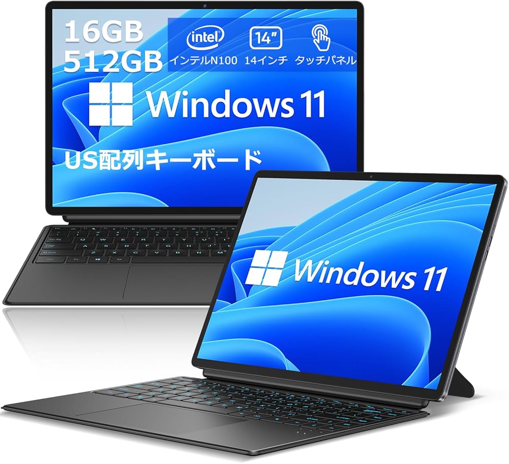 Amazon.co.jp: ZENAERO 2in1タブレット N100 Win11 Pro タブレットPC