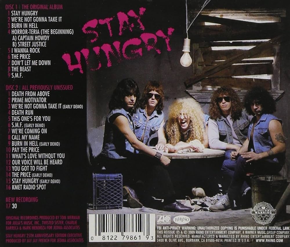TWISTED SISTER - Stay Hungry (25th Anniversary Edition) - Amazon