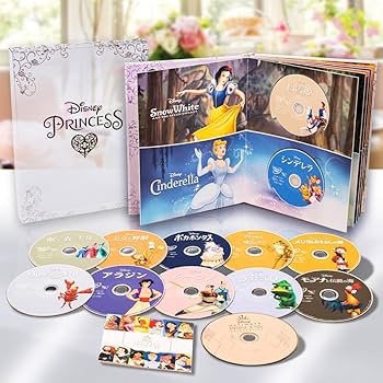 Amazon.co.jp: ディズニープリンセス コレクション 絵本型ディスク