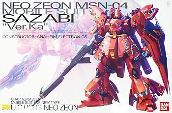 Amazon.com: Bandai Hobby - MG 1/100 MSN-04 Sazabi Version Ka