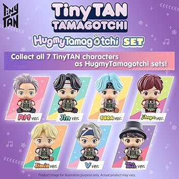 Amazon.com: Tamagotchi Nano x BTS TinyTAN Hugmy Tamagotchi Jin ver