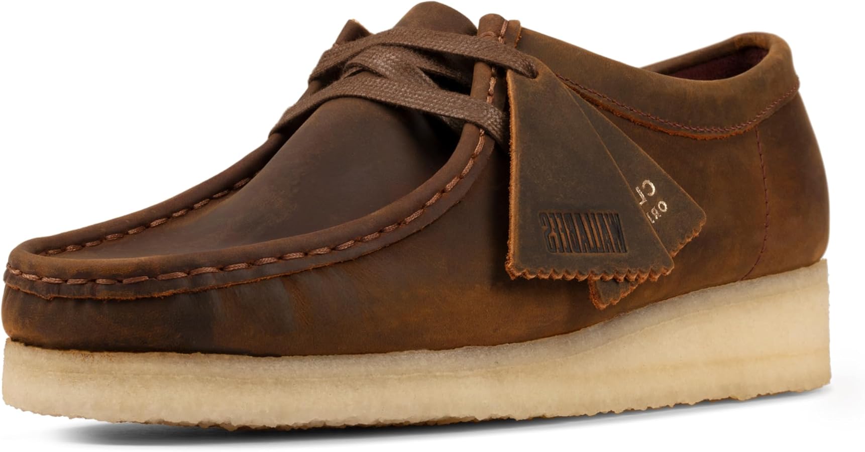 Amazon.com | Clarks - Womens Wallabee Shoes, Color Brown Slat