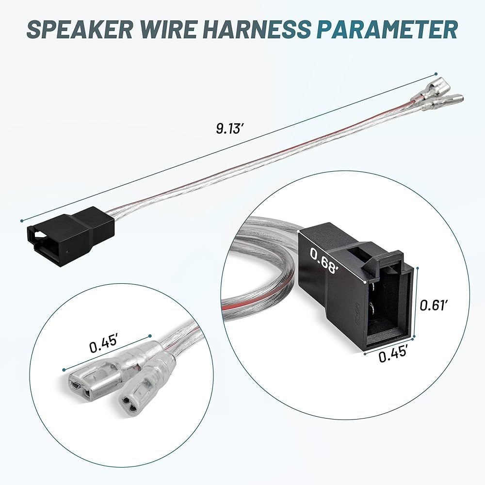 Amazon.co.jp: NuIth スピーカー配線コネクタハーネス