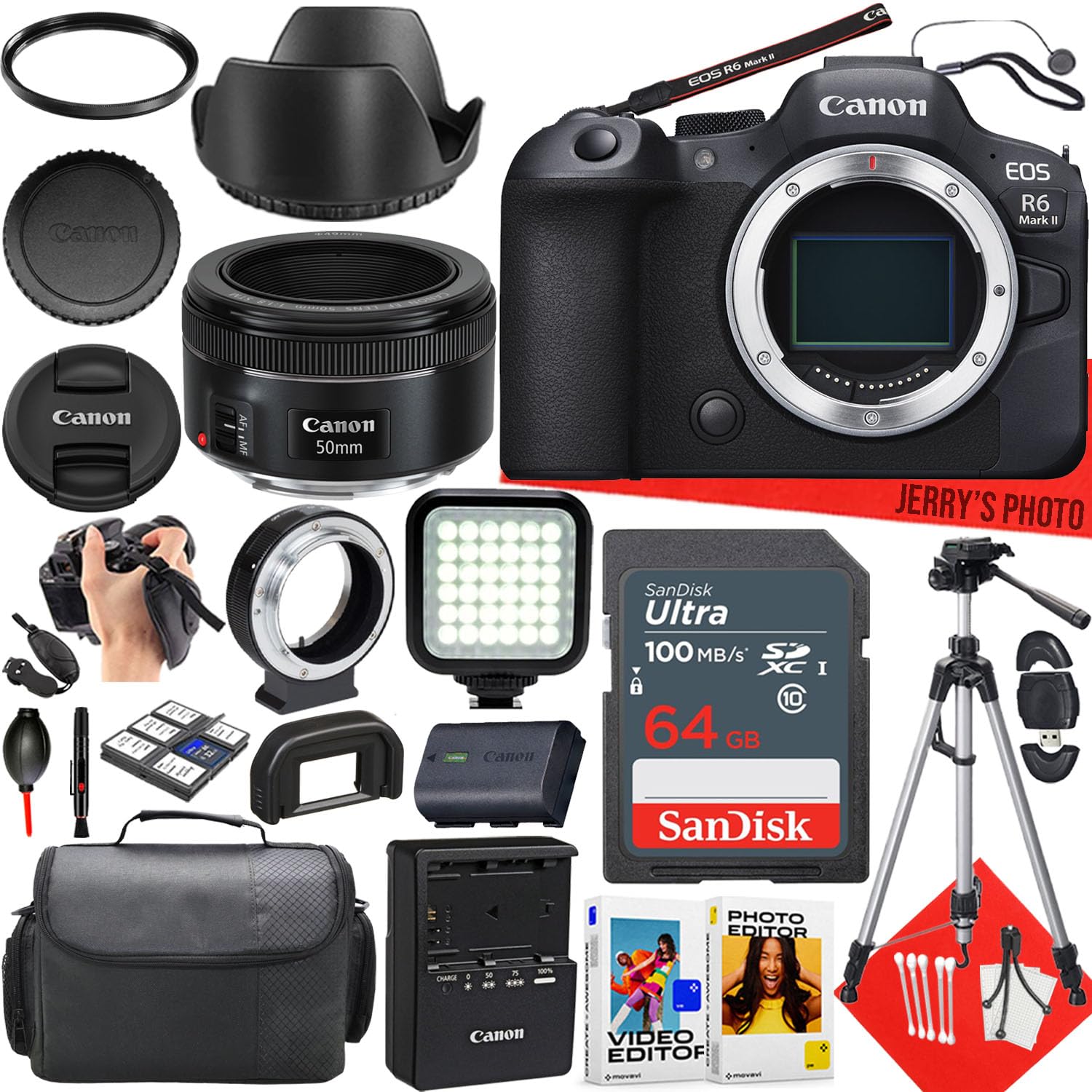 Amazon.com : Canon EOS R6 Mark II Mirrorless Camera with Canon EF