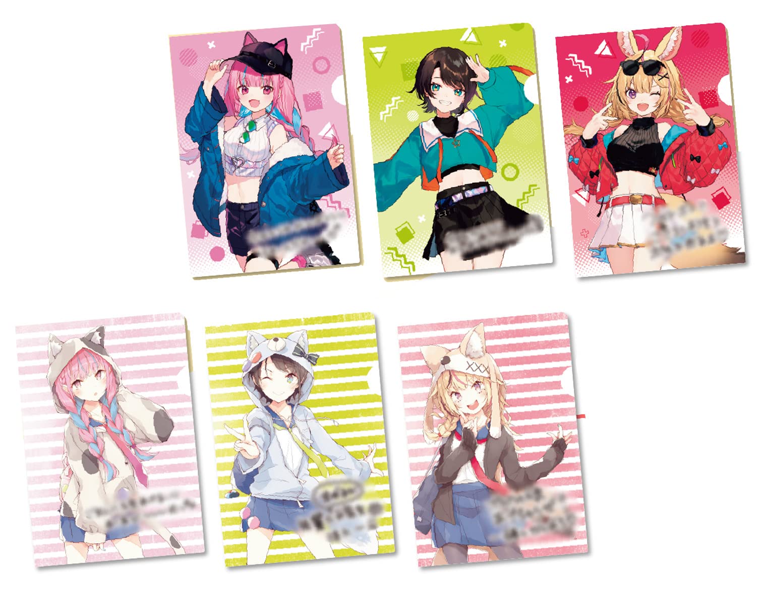 Amazon.co.jp: ホロライブ A5 クリアファイル ファミマ 6種セット 湊