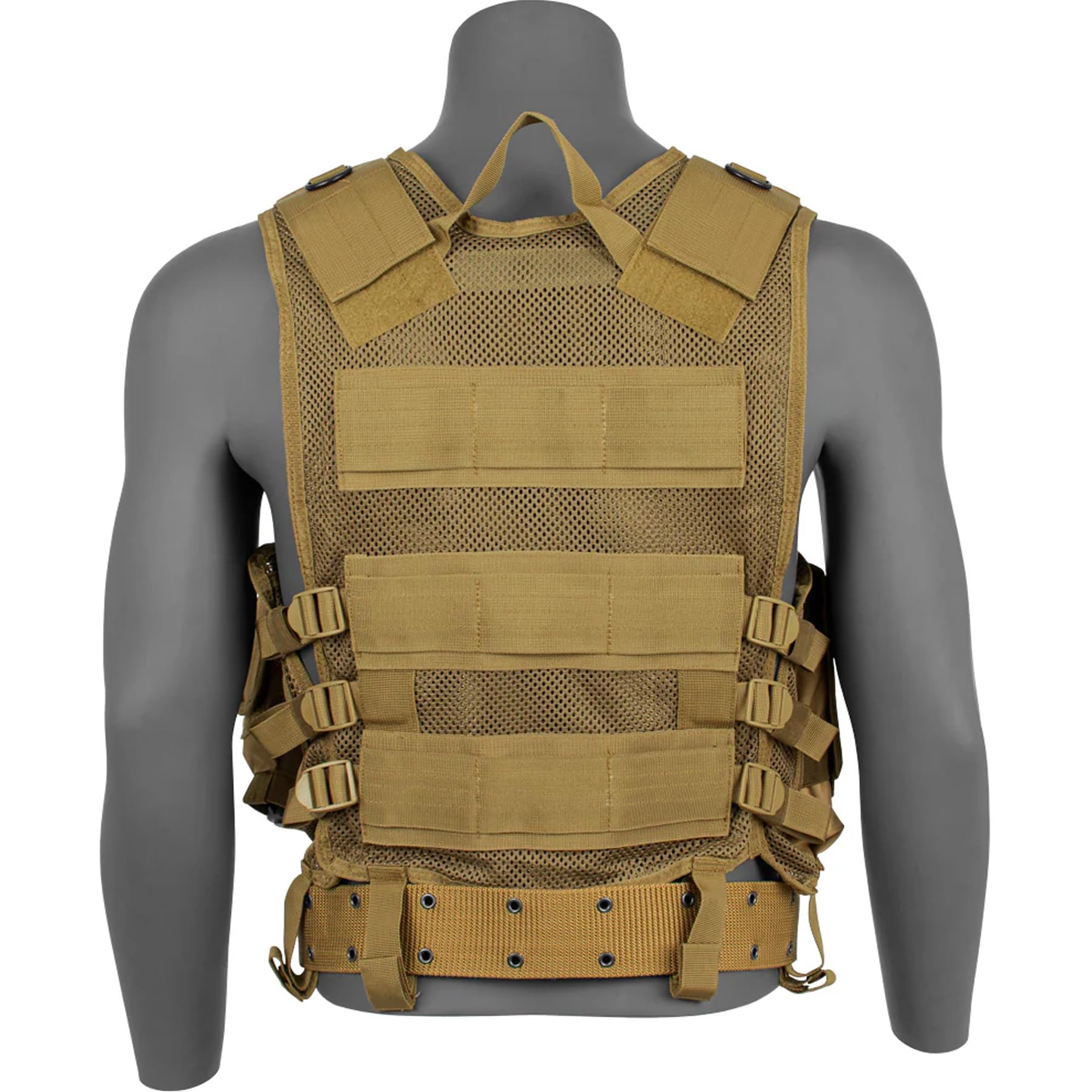 Fox Outdoor Products MACH-1 Tactical Vest, Coyote, Tactical Vests
