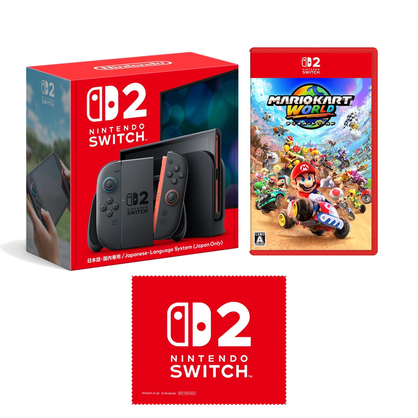Nintendo Switch 2 日本語対応 マリオカート同梱 Amazon.co.jp
