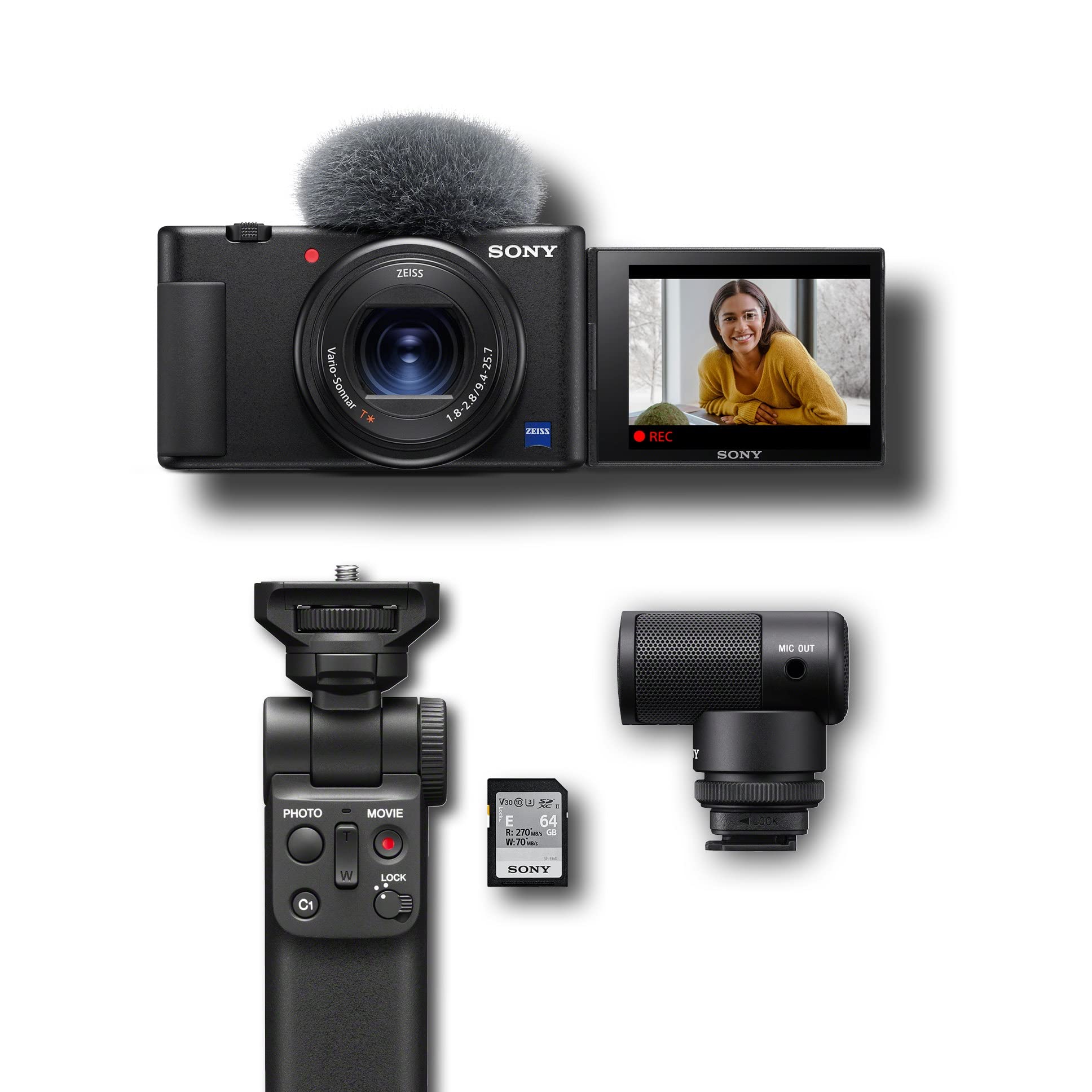 Amazon.com : Sony ZV-1 Flip Screen Vlogging Camera for YouTube