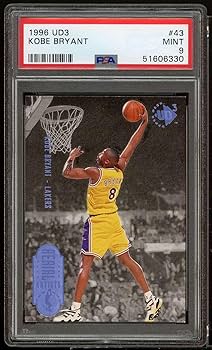 Amazon.com: Kobe Bryant Rookie Card 1996-97 Upper Deck UD3#43 PSA