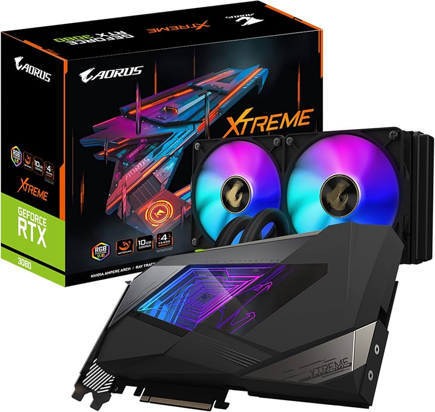 Amazon.com: GIGABYTE AORUS GeForce RTX 3080 Xtreme WATERFORCE 10G