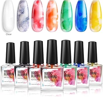 Amazon | Modelones ジェルネイル ネイルカラーインク マーブル