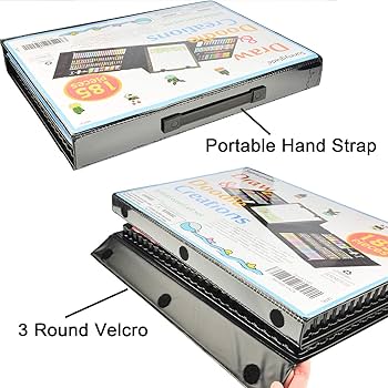 Amazon.com: Sunnyglade 185 Pieces Double Sided Trifold Easel Art