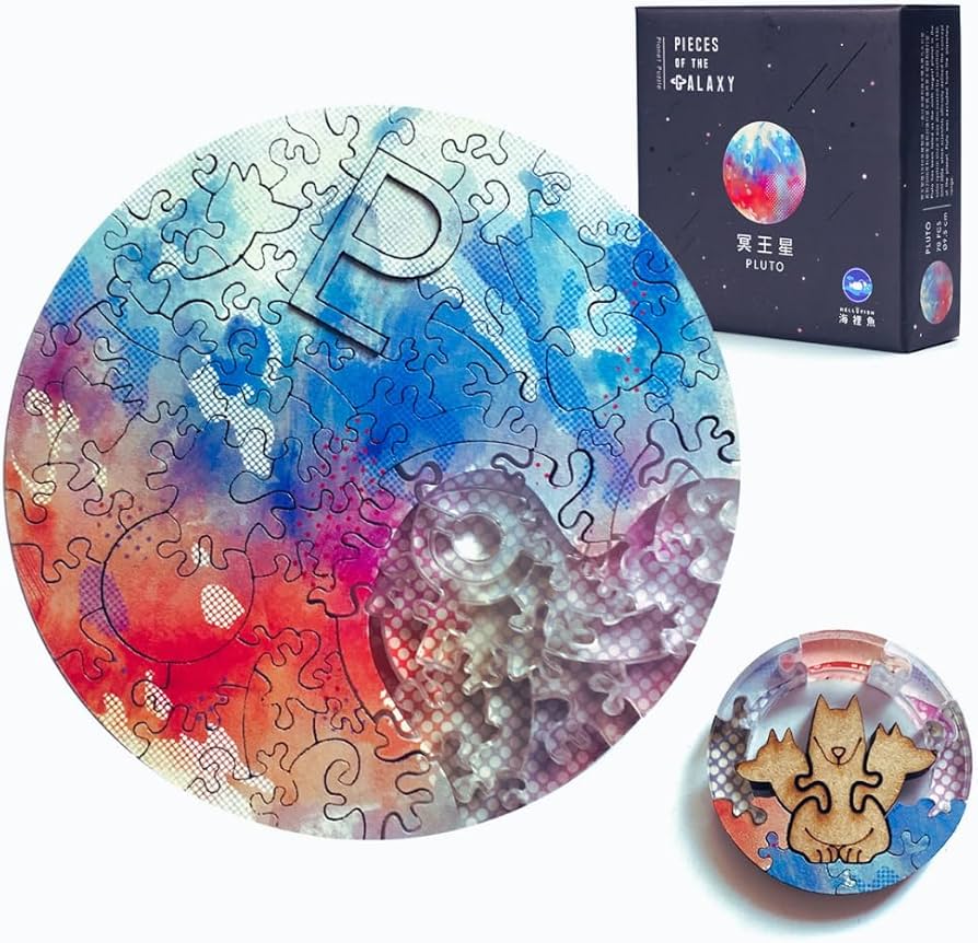 Amazon | 宇宙の破片 ジグソーパズル 冥王星 専用フレームセット