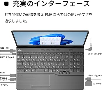 Amazon.co.jp: FMV 富士通 ノートパソコン LIFEBOOK WAA/J2 (MS Office
