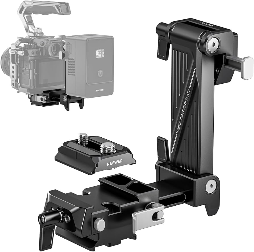 Amazon.com : NEEWER Foldable V Mount Battery Plate with Arca Type