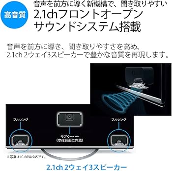 Amazon | シャープ 45V型 液晶 テレビ AQUOS 4T-C45AJ1 4K Android TV