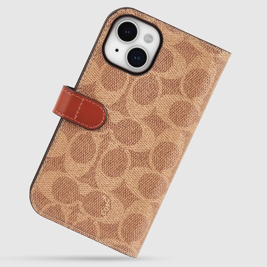 Amazon.co.jp: [Coach] iPhone 15 ケース 手帳型 Folio Case 正規品