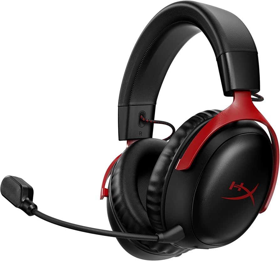 Headset Wireless HyperX Cloud III - Gamer para PC, PS5, PS4