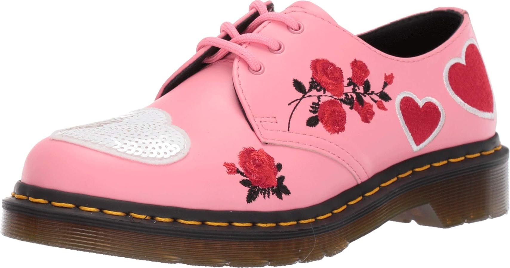 Amazon | [ドクターマーチン] シューズ 1461 HEARTS 3ホール ピンク 22