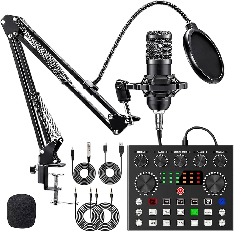 Amazon | BONKYO カラオケセット家庭用 V8S DJ ミキサー セット ライブ