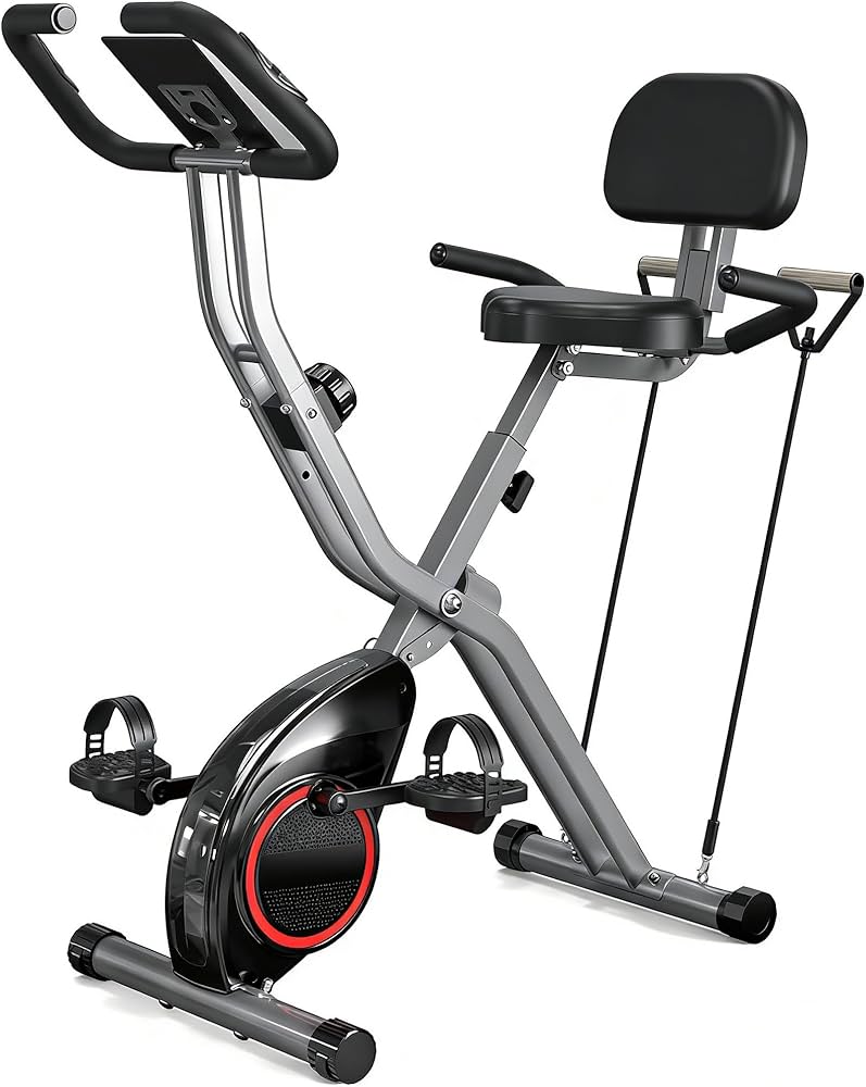 Amazon.co.jp: LINBOLUSA エアロバイク フィットネスバイク 折りたたみ