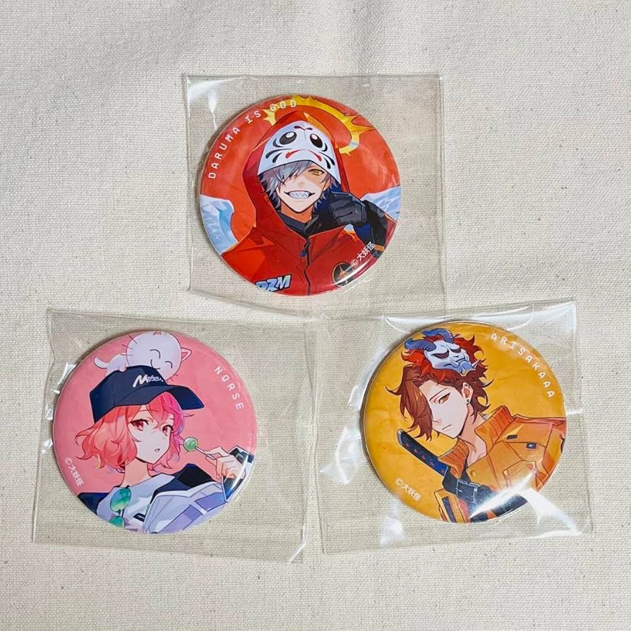 CR ありさか 大妖怪 ローソンコラボ 缶バッジ 76個 大妖怪 ローソン