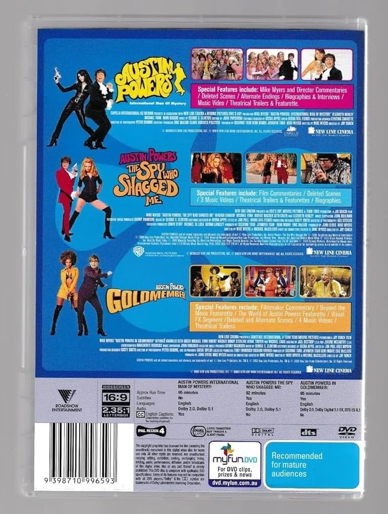 Amazon.com: Austin Powers Shagadelic Box [DVD] : Movies & TV
