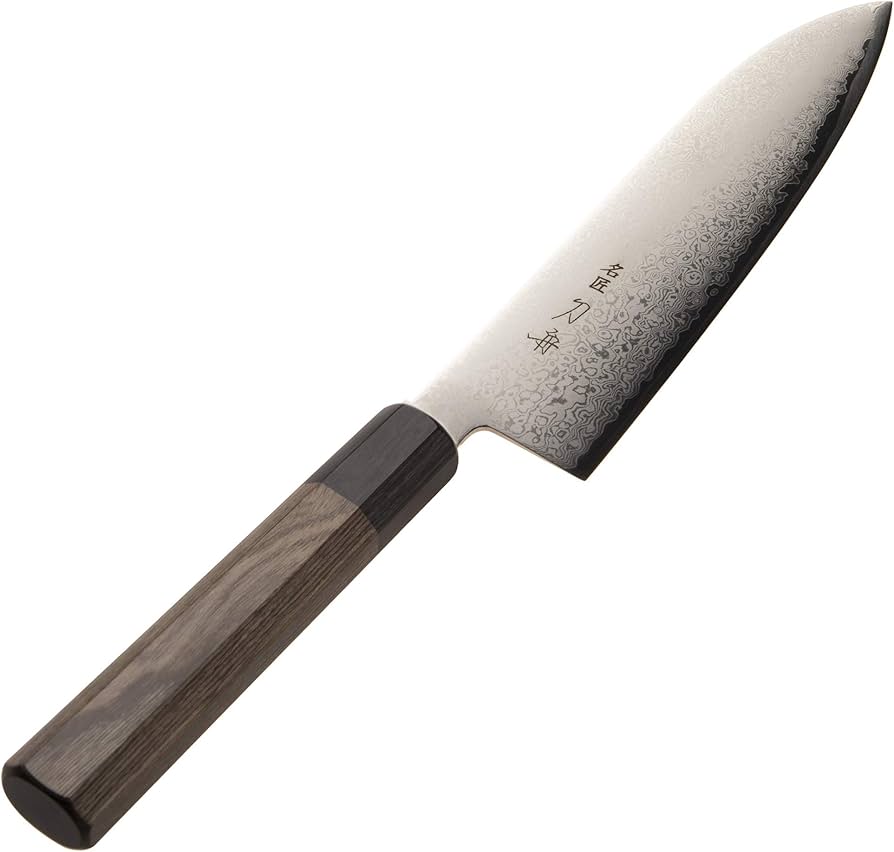 Amazon｜刀舟技研 包丁 ダマスカス 鋼 和三徳 包丁 180mm 「 刀舟