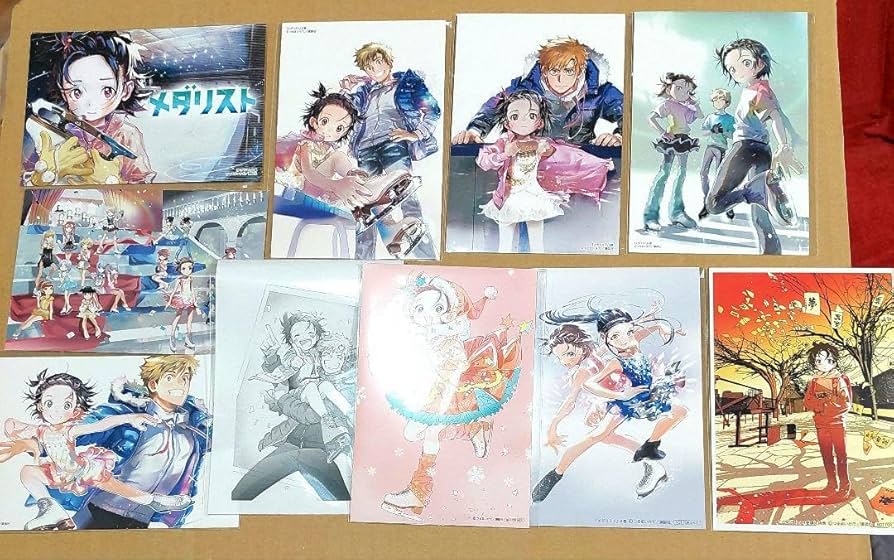 Amazon.co.jp: メダリスト 特典 comic zin 1～9巻 イラストカード