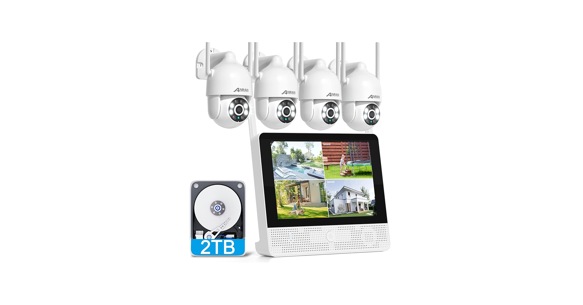 Amazon.com: ANRAN Wireless Security Camera System, 10.5