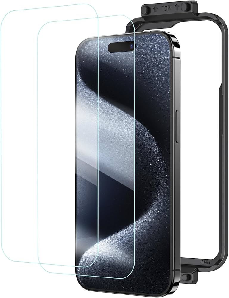 Amazon | NIMASO 割れない フィルム iPhone15ProMax用 保護フィルム