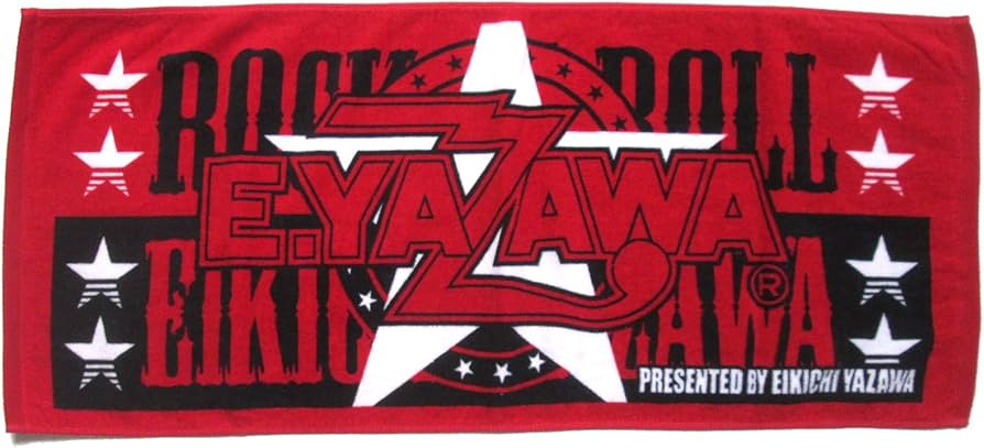 Amazon｜矢沢永吉 DIAMOND MOON限定 フェイスタオル (ロゴ星サークル