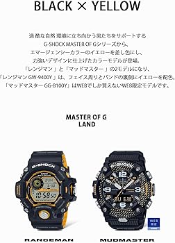 Amazon.com: G-Shock Men's RANGEMAN GW-9400YJ-1JF Radio Solar