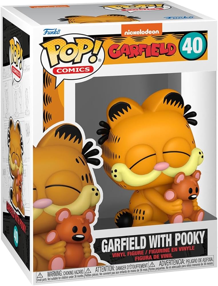 Amazon.com: Funko POP! Comics: Garfield– Garfield with Pooky