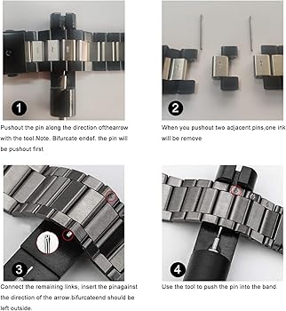 Amazon.co.jp: Hijiawee バンド ソリッドステンレススチールメタル