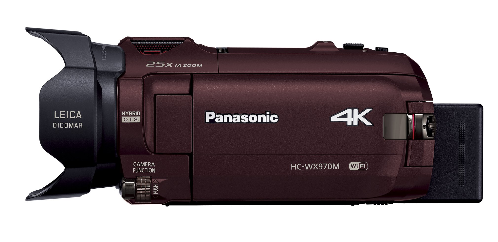 Amazon.co.jp: Panasonic HC-WX970M 4K Digital Camcorder with 64GB