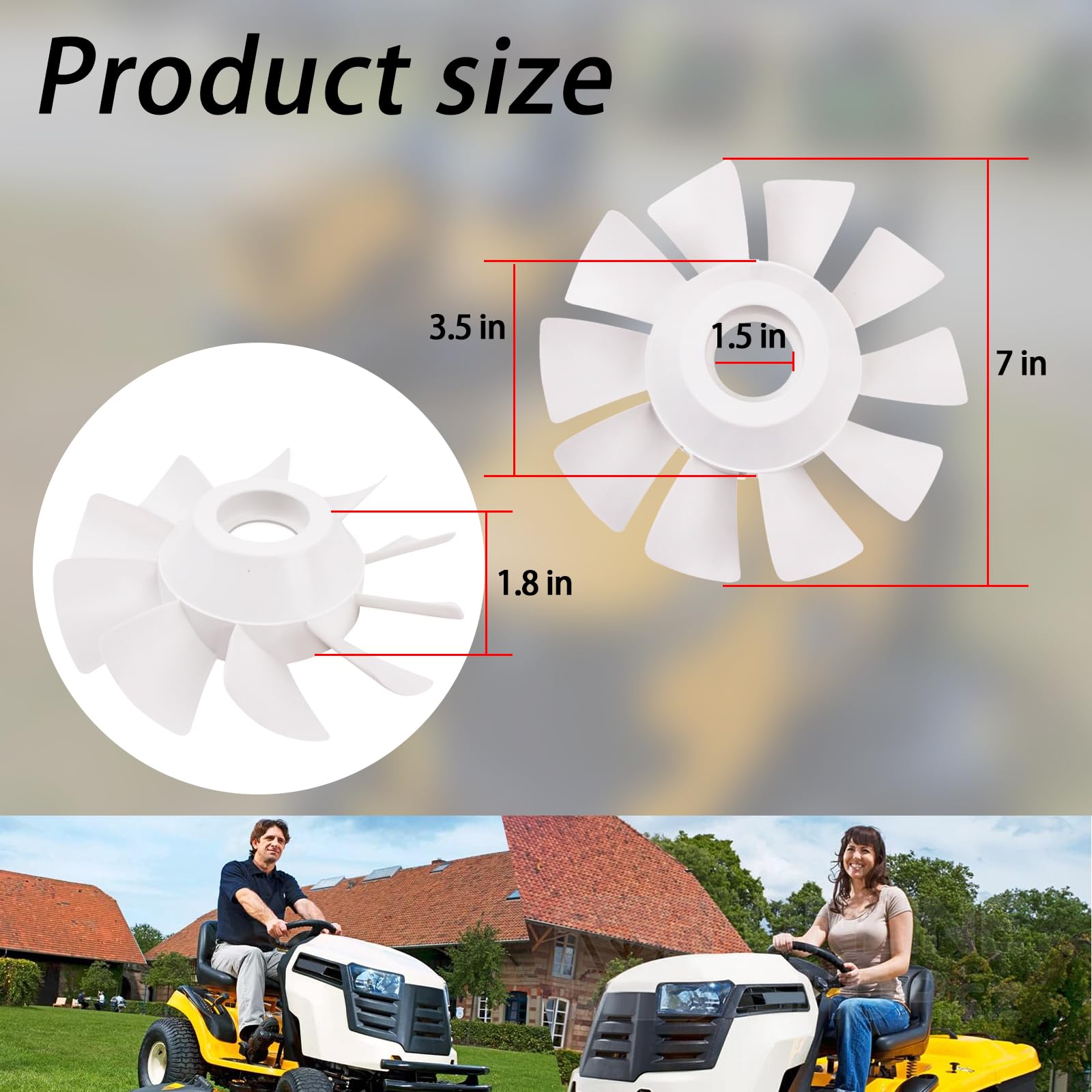 Amazon.com : XTPTFABS 731-06098 Hydro Fan Replacement Compatible