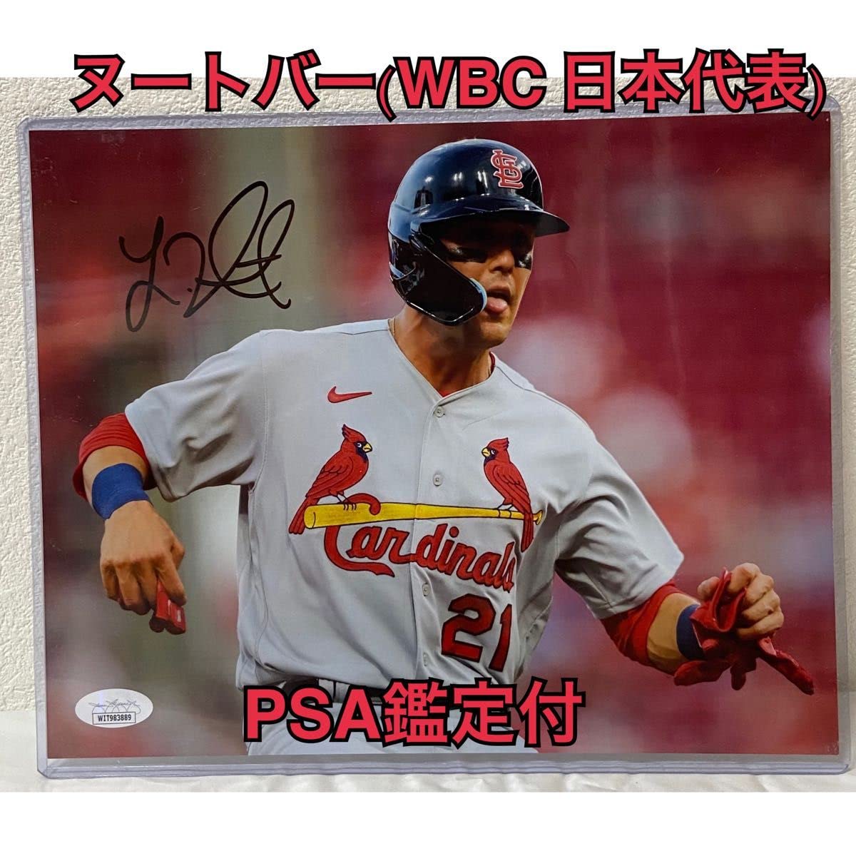 Amazon.co.jp: WBC 本代表 ラーズ ヌートバー 直筆サイン フォト